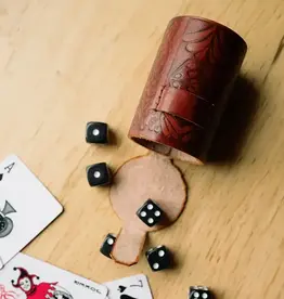 Matr Boomie Leather Dice Cup Set