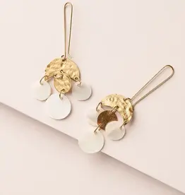 Matr Boomie Rajani Mother of Pearl Chandelier Earrings