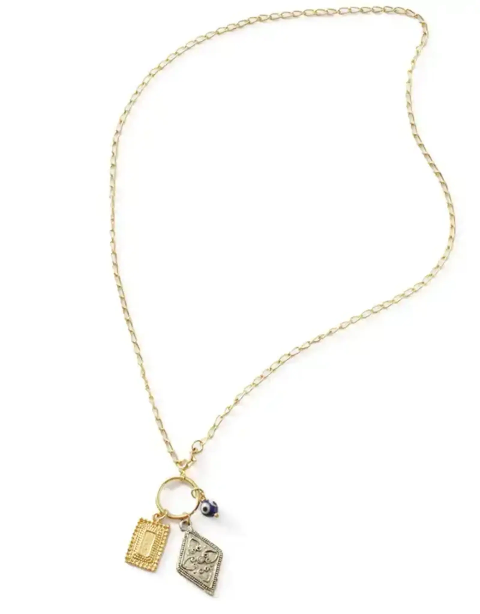 Matr Boomie Drishti Evil Eye Pendant Necklace