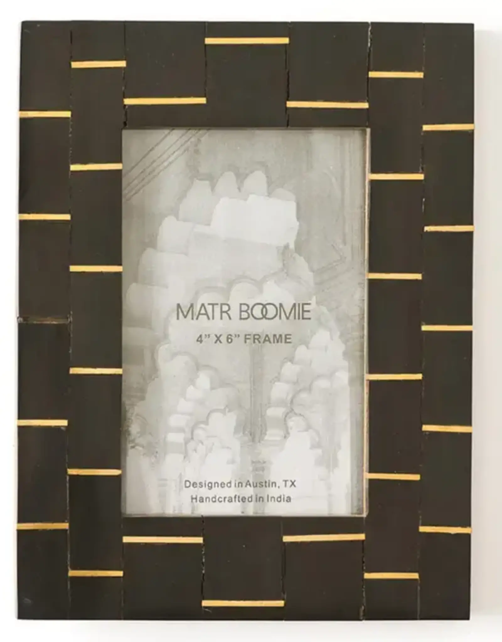 Matr Boomie Andhera 4x6 Black Picture Frame