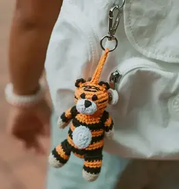 Pebble Charming Tiger Bag Charm