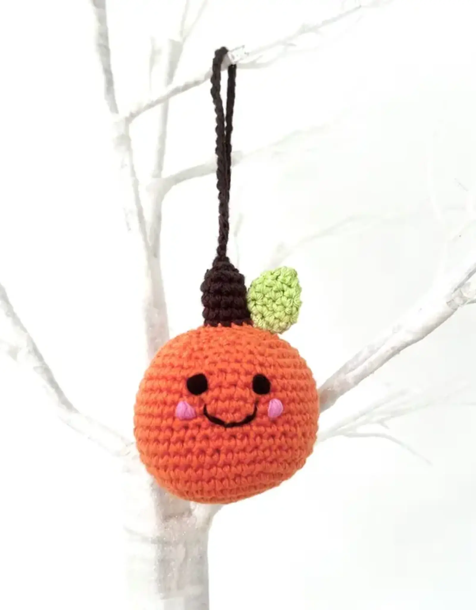 Pebble Woven Clementine Ornament