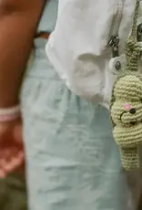 Pebble Green Peapod Bag Charm