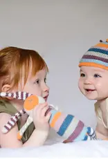 Pebble Organic Stripey Hat (0-6 Months)