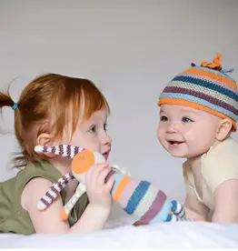 Pebble Organic Stripey Hat (0-6 Months)