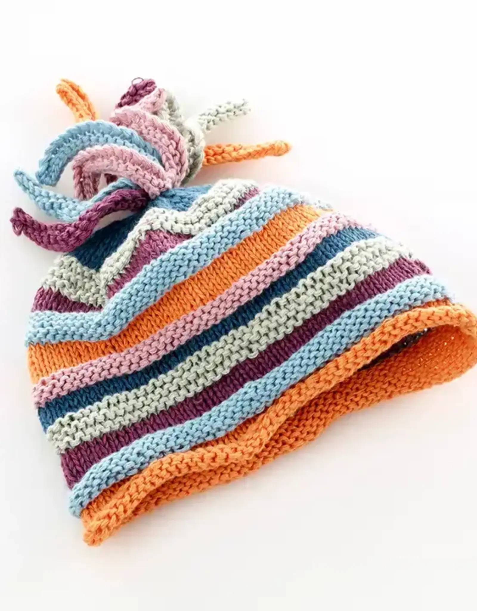 Pebble Organic Stripey Hat (6-12 Months)