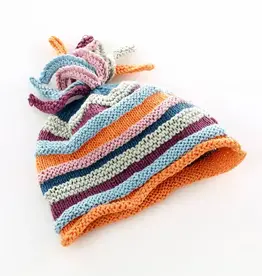 Pebble Organic Stripey Hat (6-12 Months)