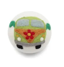 Ethical Global Hippie Bus Felt Dryer Ball