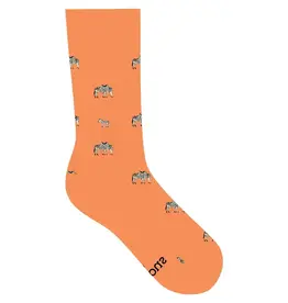 Conscious Step Socks that Save Zebras (Orange)