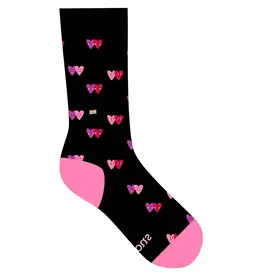 Conscious Step Socks that Save LGBTQ Lives (Black Hearts)