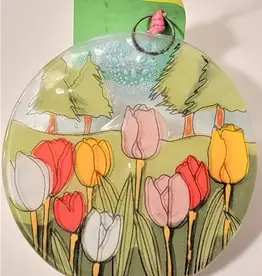Pampeana Tulips and Trees Ornament