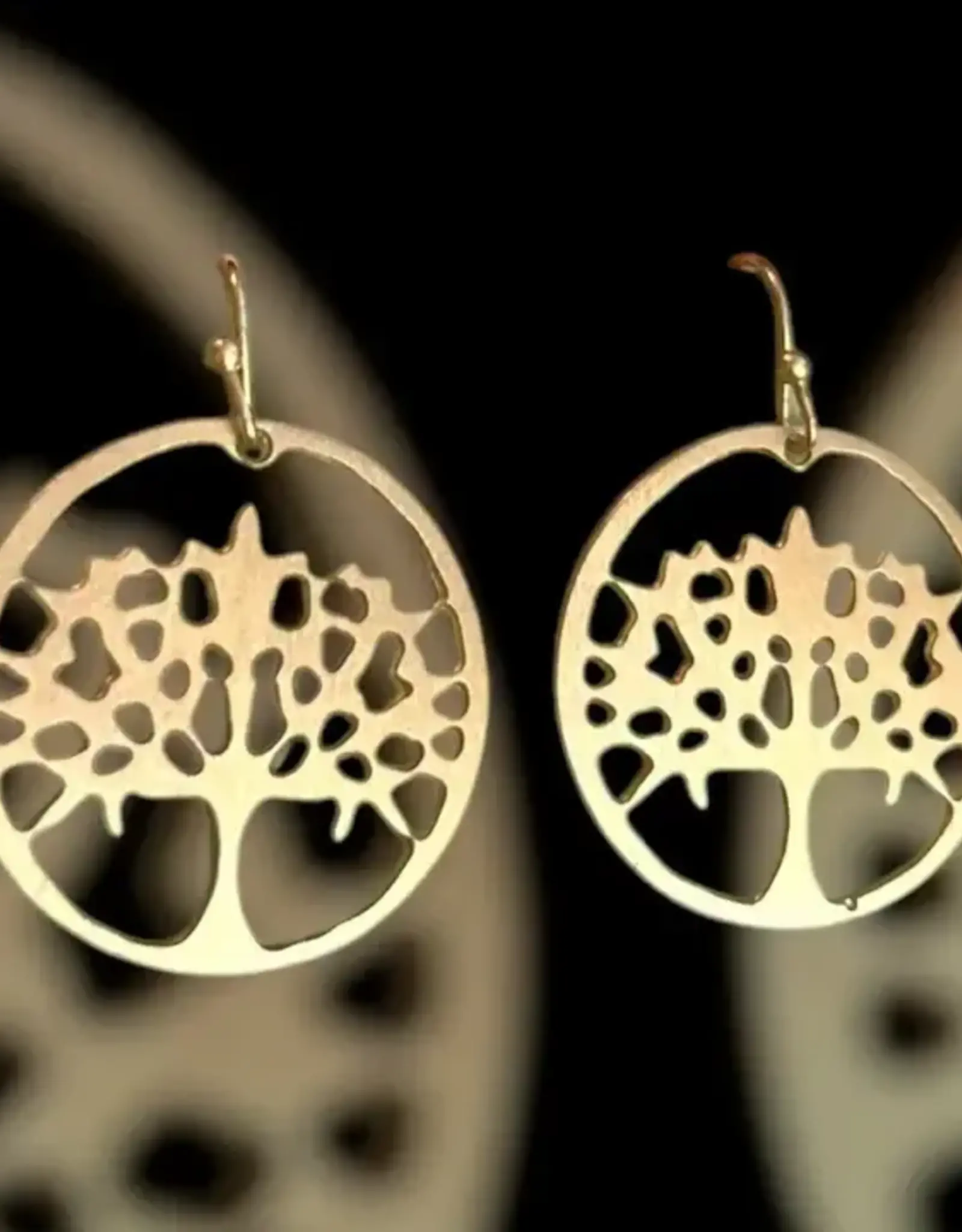 Hopes Unlimited Gold Tree of Harmony Earrings
