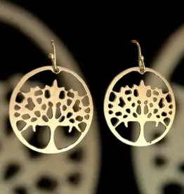 Hopes Unlimited Gold Tree of Harmony Earrings