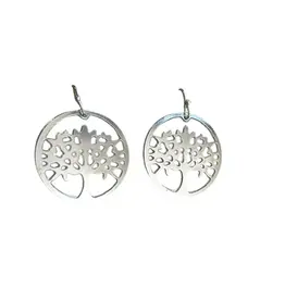 Hopes Unlimited Silver Tree of Harmony Earrings