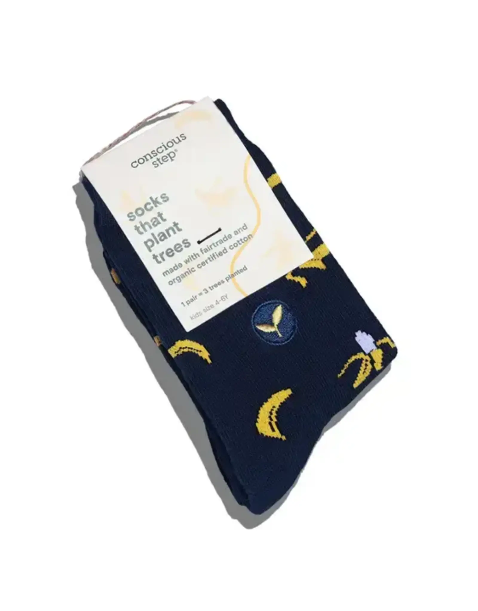 Conscious Step Kids Socks that Plant Trees (Bananas)