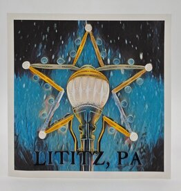 Quilling Card Quilled Lititz Star Light Greeting Card