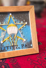 Quilling Card Quilled Lititz Star Light Greeting Card