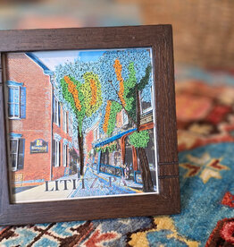 Quilling Card Quilled Lititz Building Greeting Card
