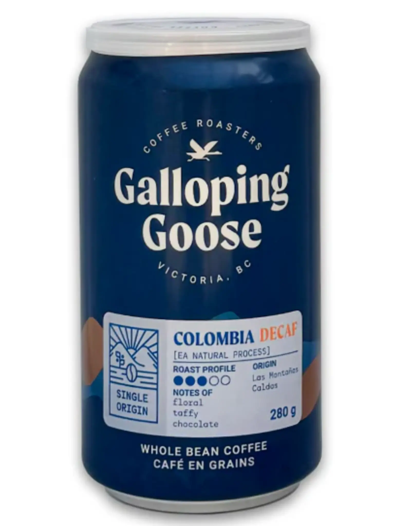Galloping Goose Colombia Coffee Whole Bean Decaf 280g