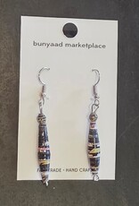 Family Craft Ministry Uganda Recycled Paper Earrings (Assorted Colors)