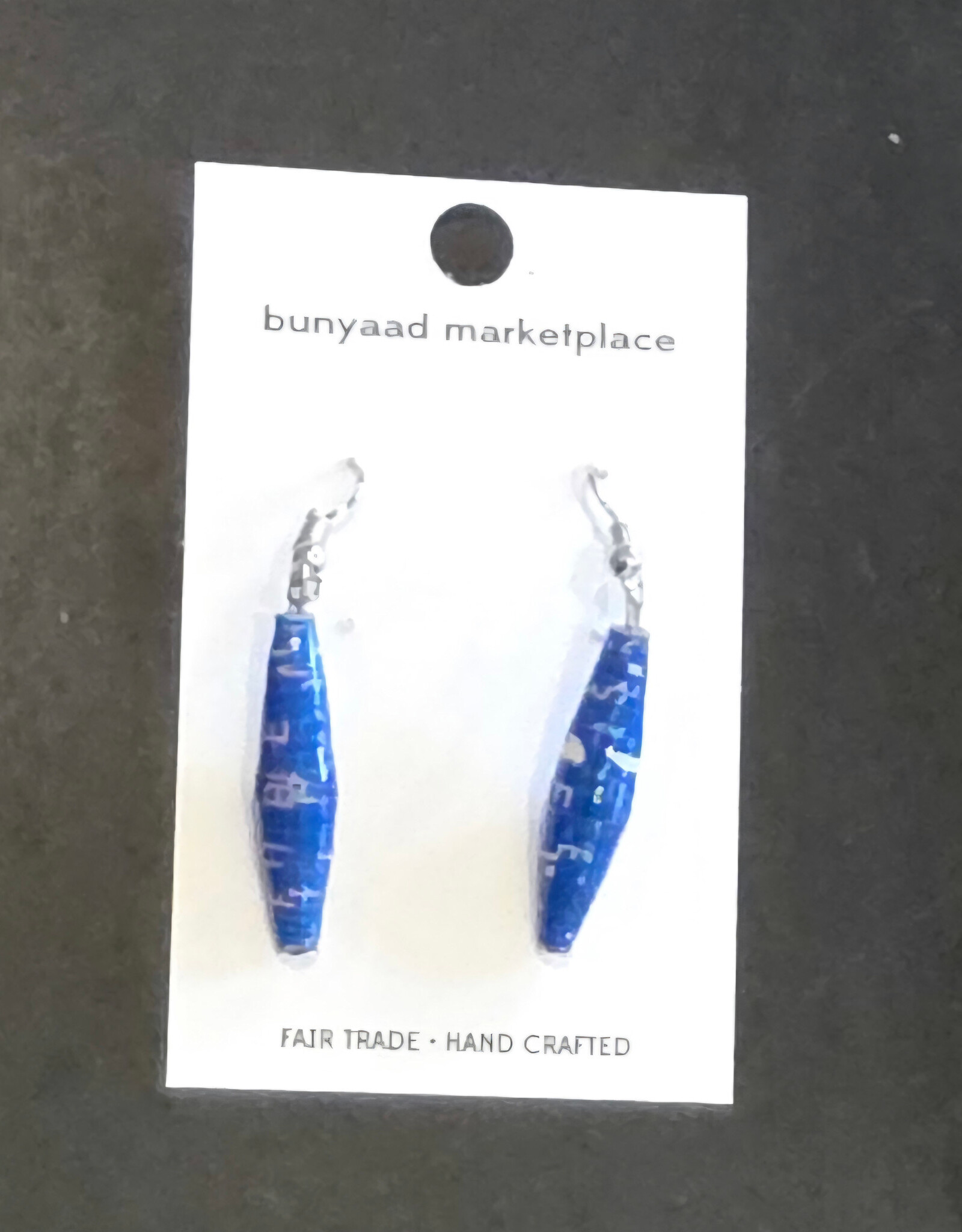 Family Craft Ministry Uganda Recycled Paper Earrings (Assorted Colors)