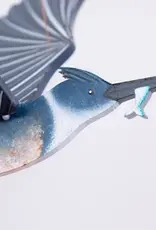 Tulia Artisans Belted Kingfisher Flying Bird Mobile