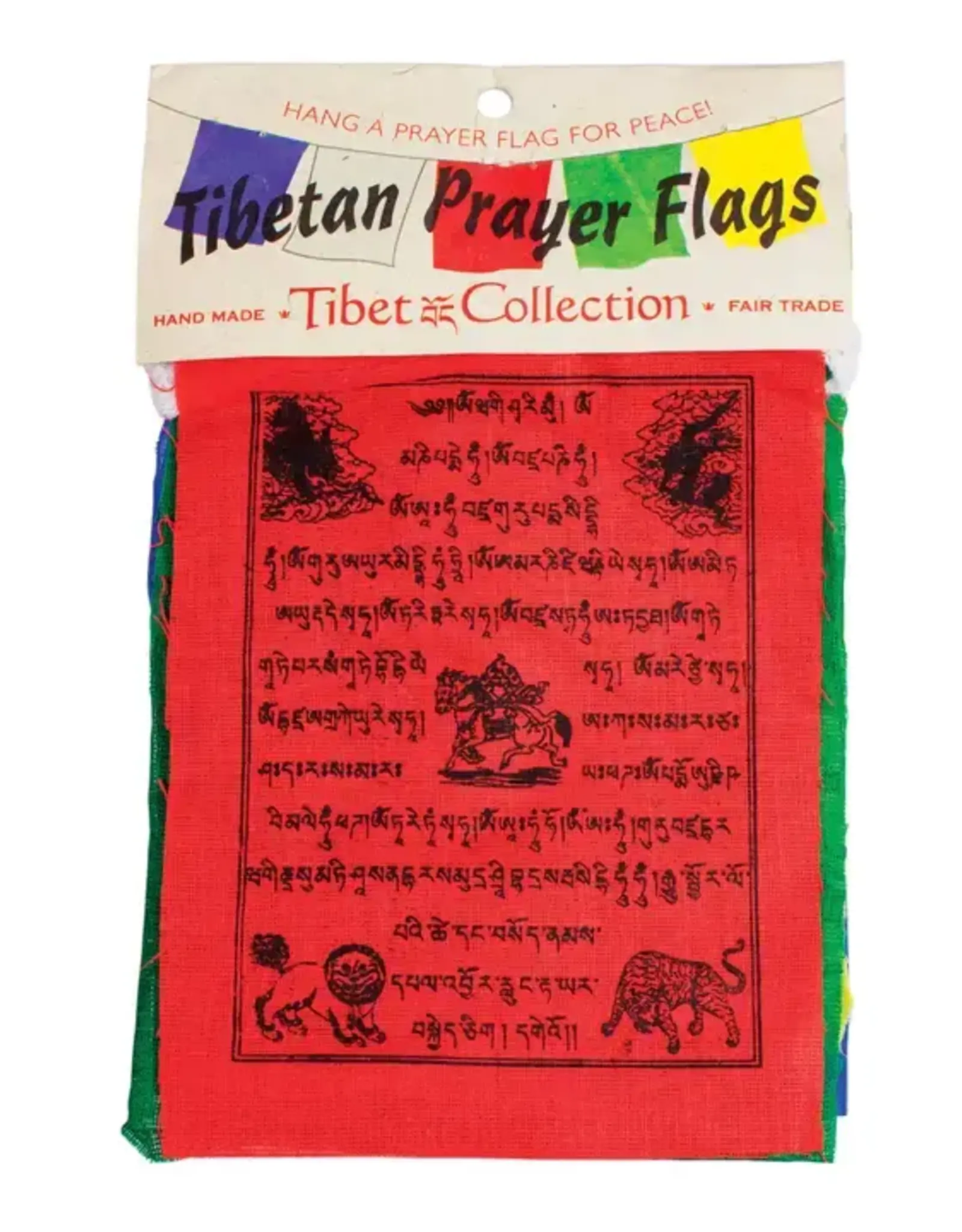 dZi Handmade Mystic Animal Garland Prayer Flag