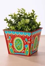 Ten Thousand Villages Rangina Handpainted Planter