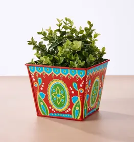 Ten Thousand Villages Rangina Handpainted Planter
