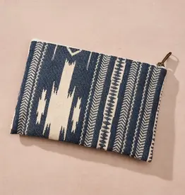 Ten Thousand Villages Blue Dhari Drop In Bag