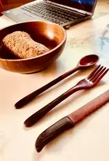 Blossom Inspirations Tikuna Wood Utensils 14"