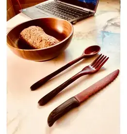 Blossom Inspirations Tikuna Wood Utensils 14"