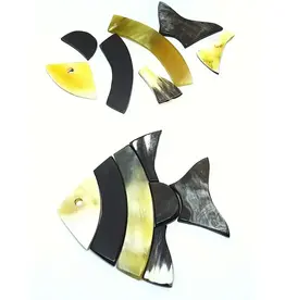 Blossom Inspirations Recycled Horn Jigsaw Puzzle of A Fish