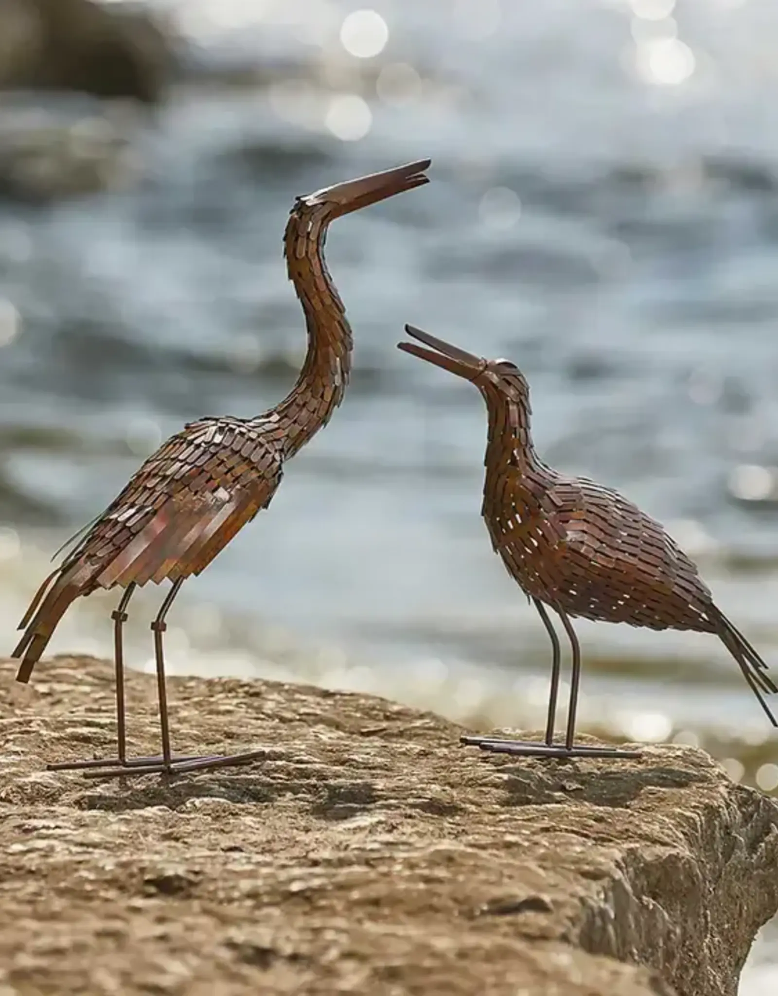 Serrv Copper Crane - Large