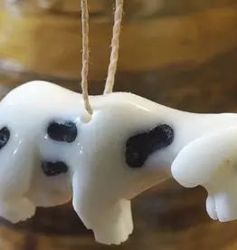 Pampeana Cow Tagua Nut Ornament