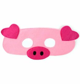 Minga Fair Trade Pig Felt Play Mask