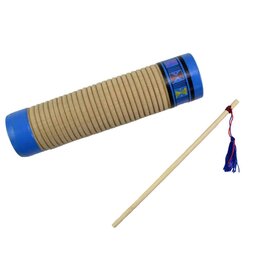Minga Fair Trade Colorful Guiro Gourd Croak Stick