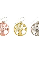 Minga Fair Trade Vida Earrings Copper