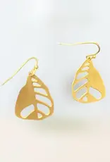Hopes Unlimited Tropical Leaf Earrings