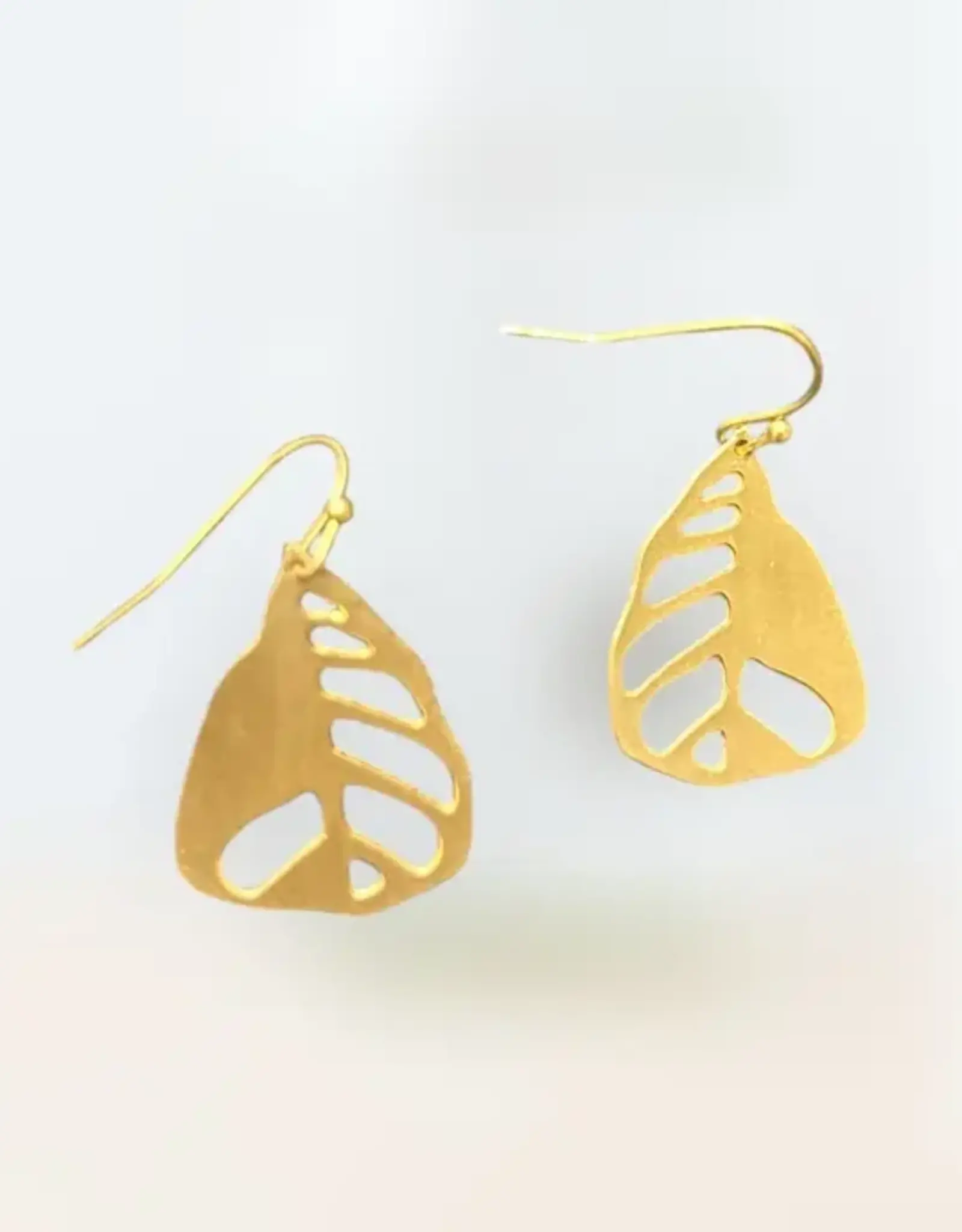 Hopes Unlimited Tropical Leaf Earrings