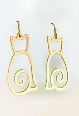 Hopes Unlimited Sleek Cat Earrings