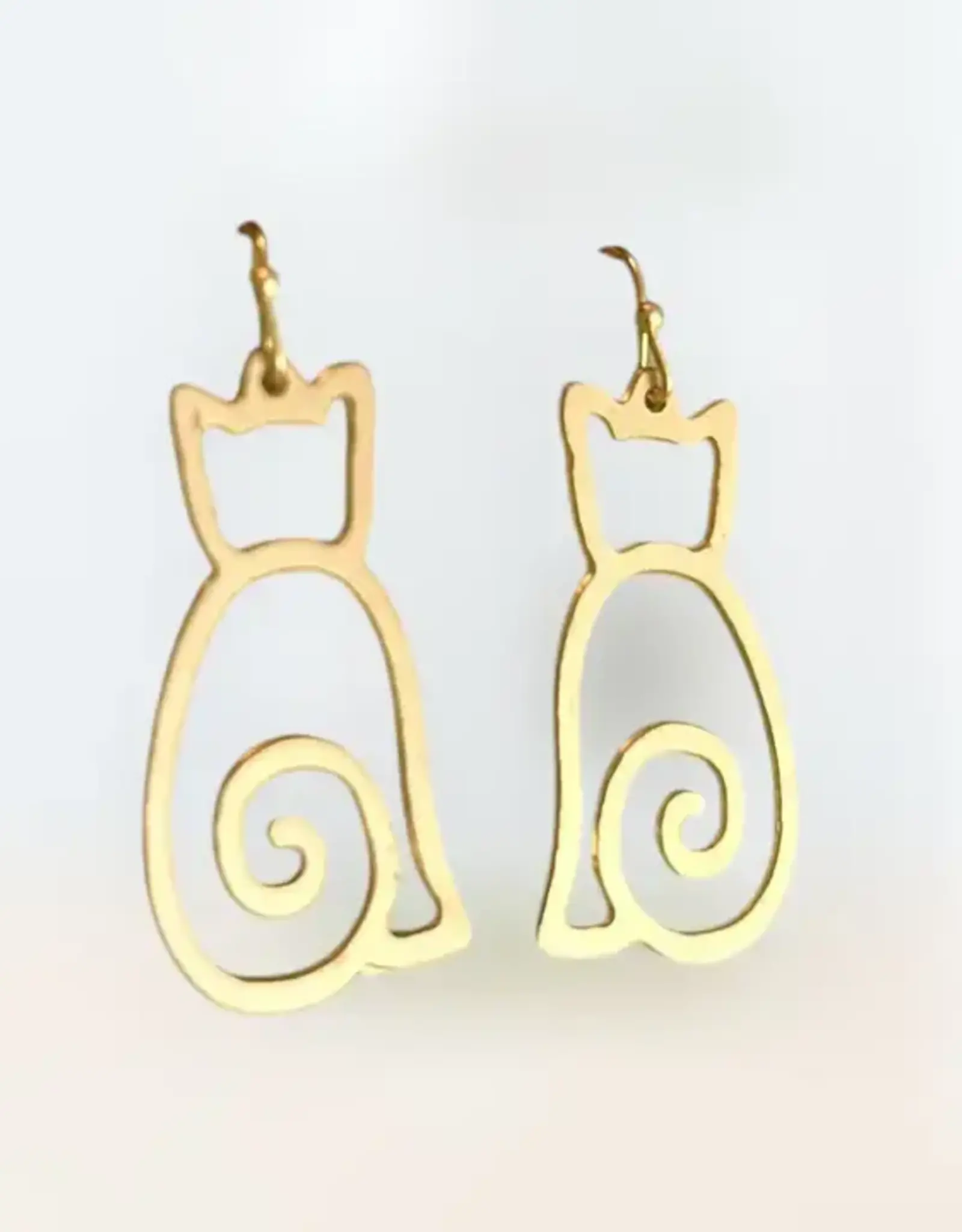 Hopes Unlimited Sleek Cat Earrings