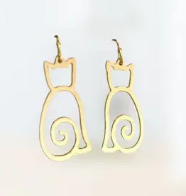 Hopes Unlimited Sleek Cat Earrings