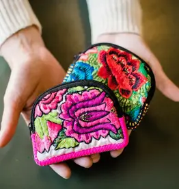 Lucia's Imports Mini Padded Upcycled Coin Bag
