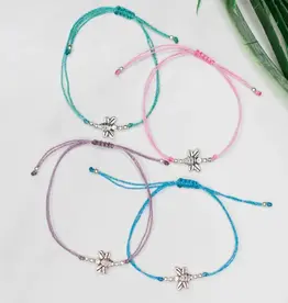 Lucia's Imports String Charm Bracelets Bee