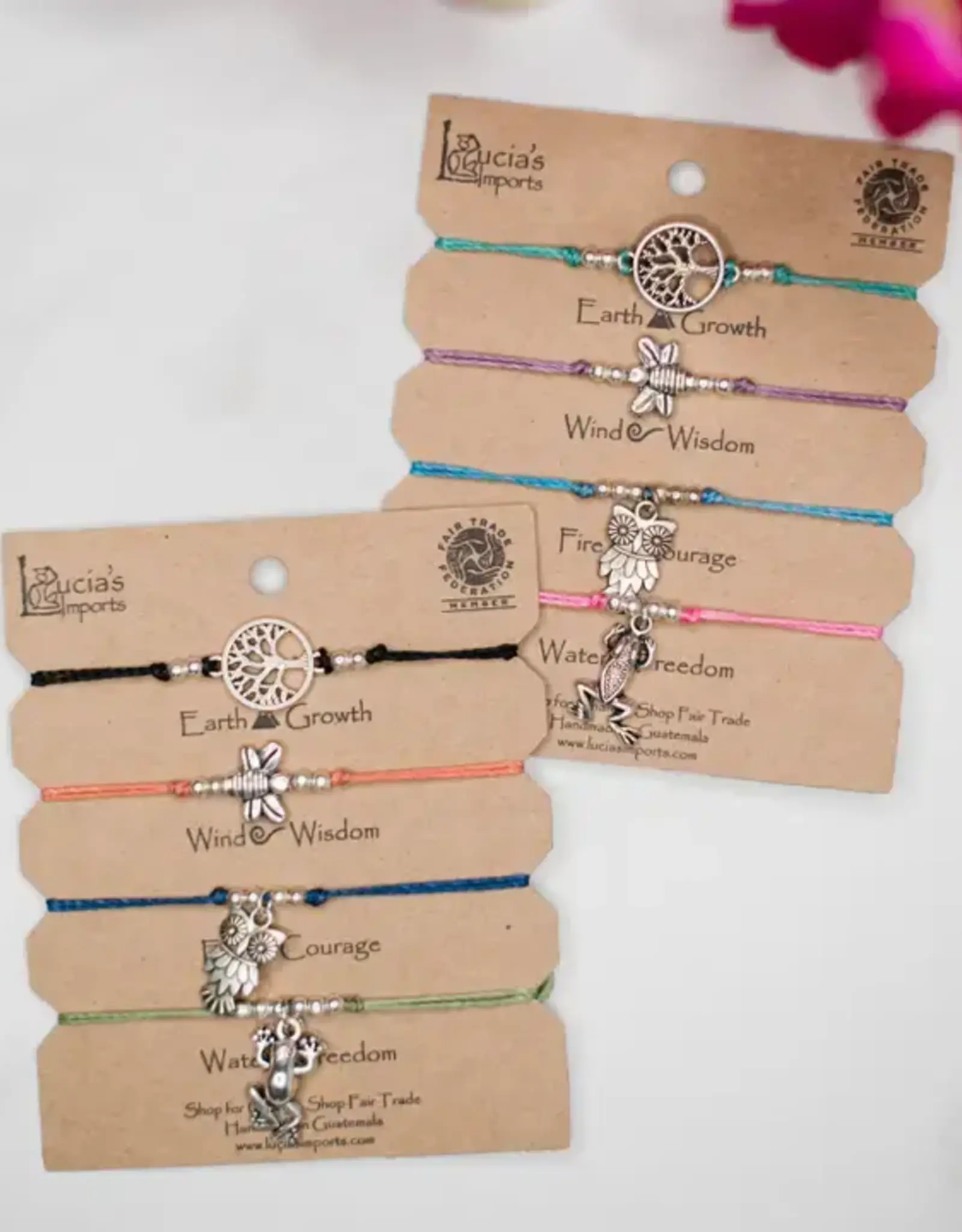 Lucia's Imports Nature String Charm Bracelet