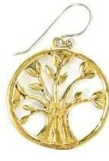 Minga Fair Trade Vida Earrings Gold