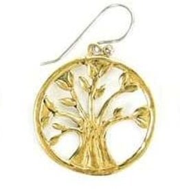 Minga Fair Trade Vida Earrings Gold