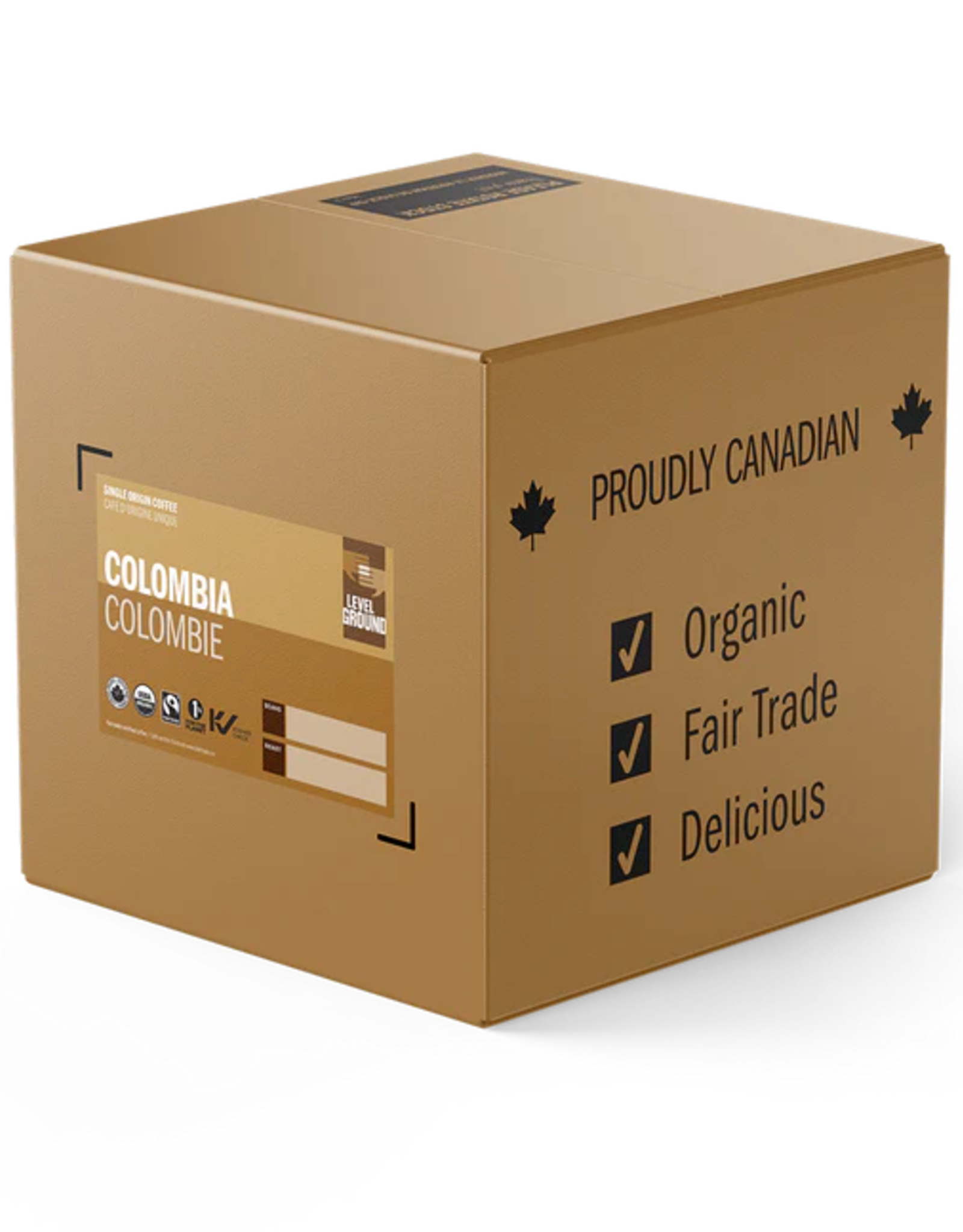 Level Ground Colombia Single Origin Coffee 5lb / Bean