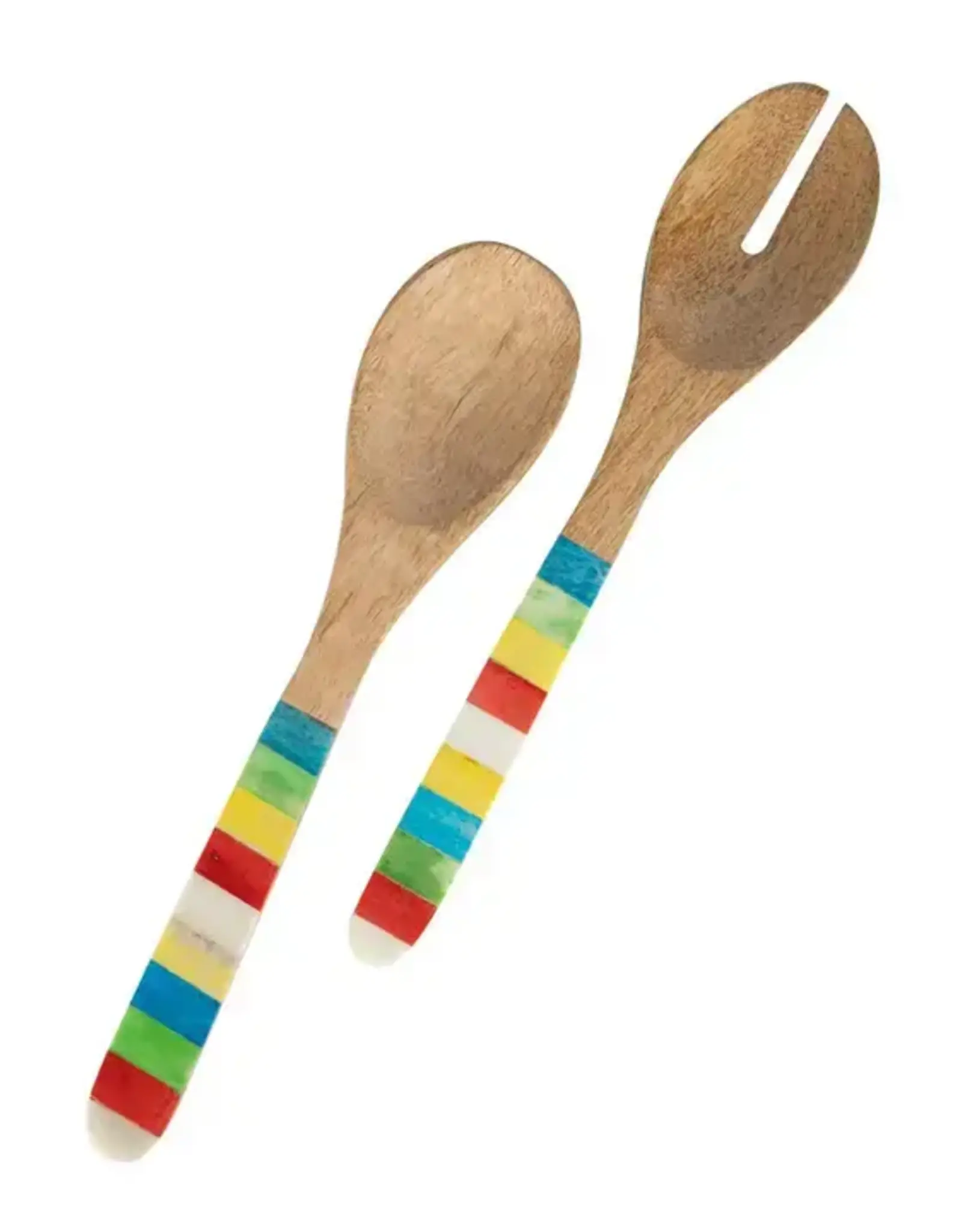 Ten Thousand Villages Mango Tango Salad Servers
